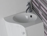 Swirl Corner Vanity Unit Combination